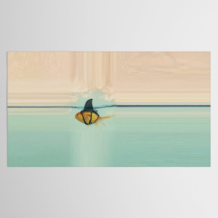 Brilliant DISGUISE - Goldfish with a Shark Fin Tablecloth Gallery Image 2
