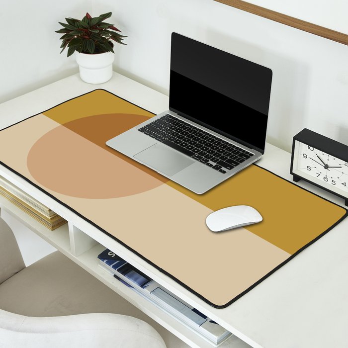 Color Block Abstract VII Desk Mat Gallery Image 2