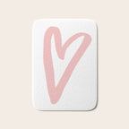 Heart Doodle Big 3 Bath Mat Gallery Image 1