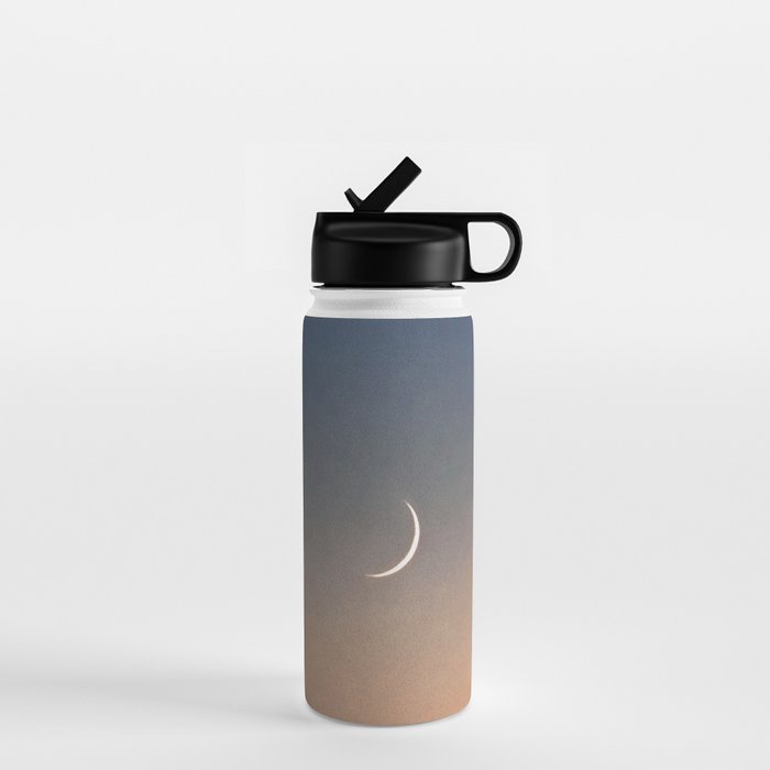 Waning Crescent | Nature and Landscape Photography Water Bottle
