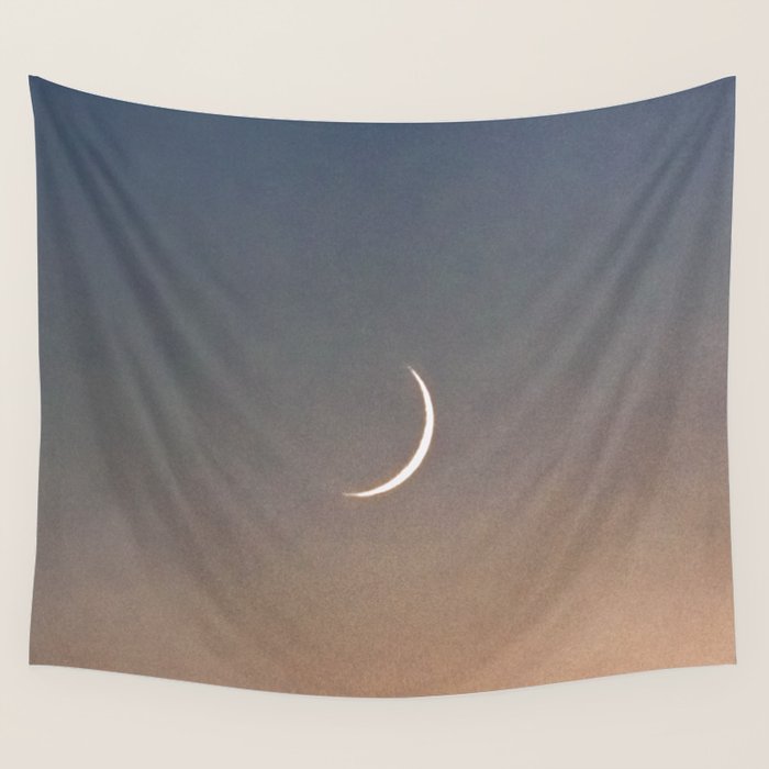 Waning Crescent | Nature and Landscape Photography Wall Tapestry Gallery Image 1