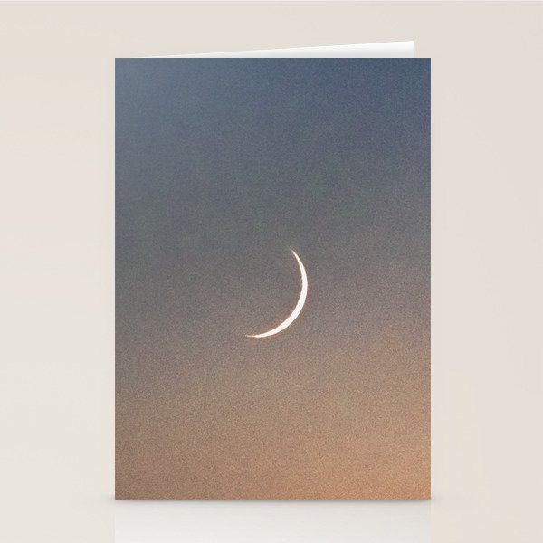 Waning Crescent | Nature and Landscape Photography Stationery Card Gallery Image 1