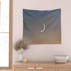 Waning Crescent | Nature and Landscape Photography Wall Tapestry Gallery Image 2