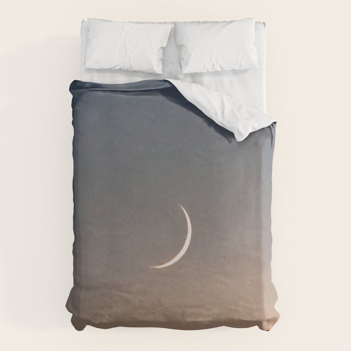 Waning Crescent | Nature and Landscape Photography Duvet Cover Gallery Image 1
