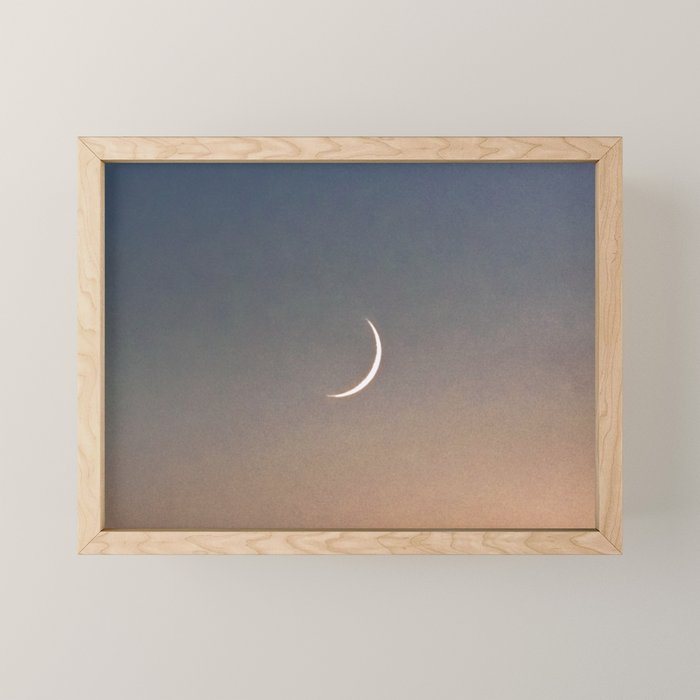Waning Crescent | Nature and Landscape Photography Mini Art Print Gallery Image 1