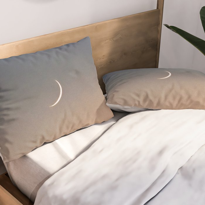 Waning Crescent | Nature and Landscape Photography Pillow Sham Gallery Image 2