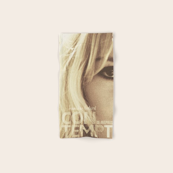 Brigitte Bardot, Contempt, movie poster, Le Mepris, Jean-Luc Godard, Fritz Lang, Bath Towel Gallery Image 1