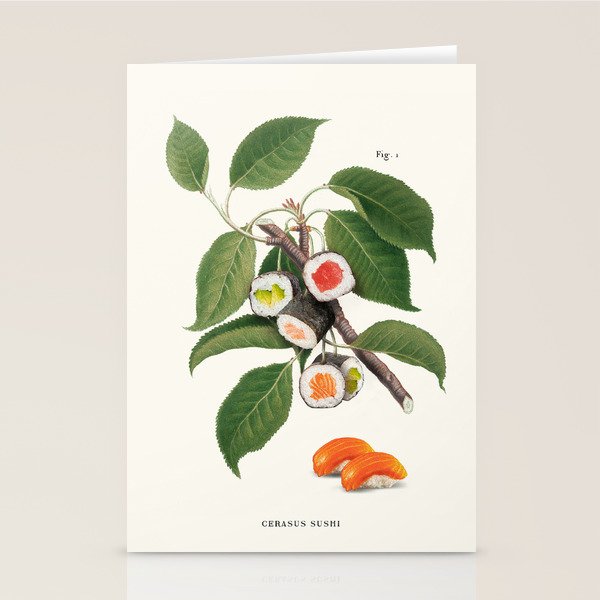 Sushi Plant Stationery Card Gallery Image 2