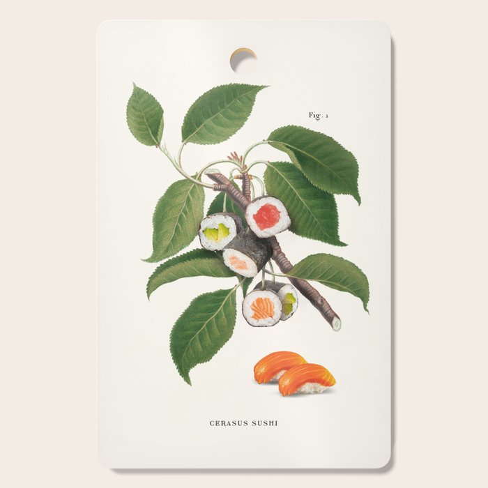 Sushi Plant Cutting Board Gallery Image 1