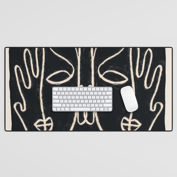 Two Faces Desk Mat Gallery Image 1