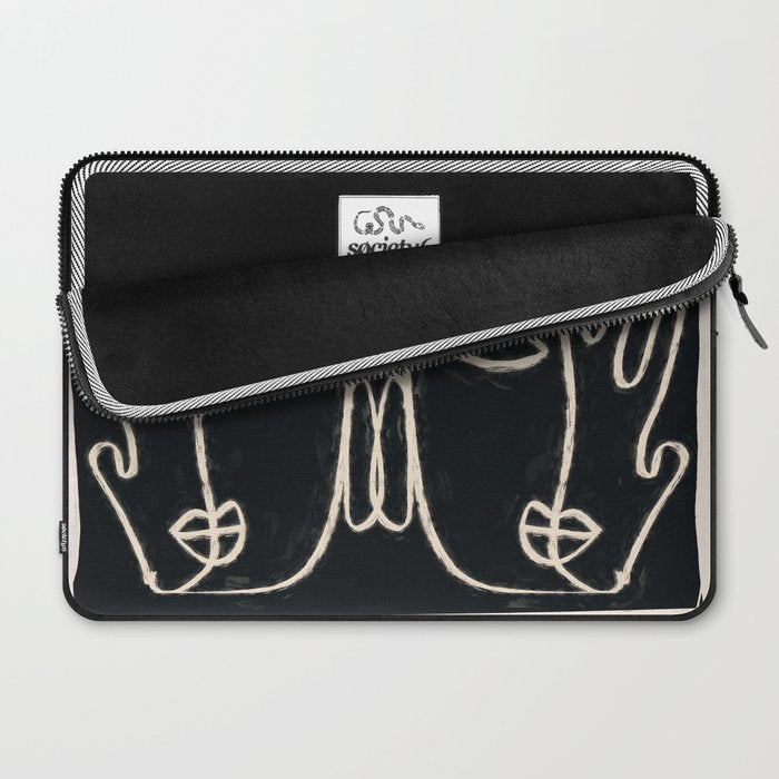 Two Faces Laptop Sleeve Gallery Image 2