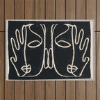 Two Faces Outdoor Rug Gallery Image 1