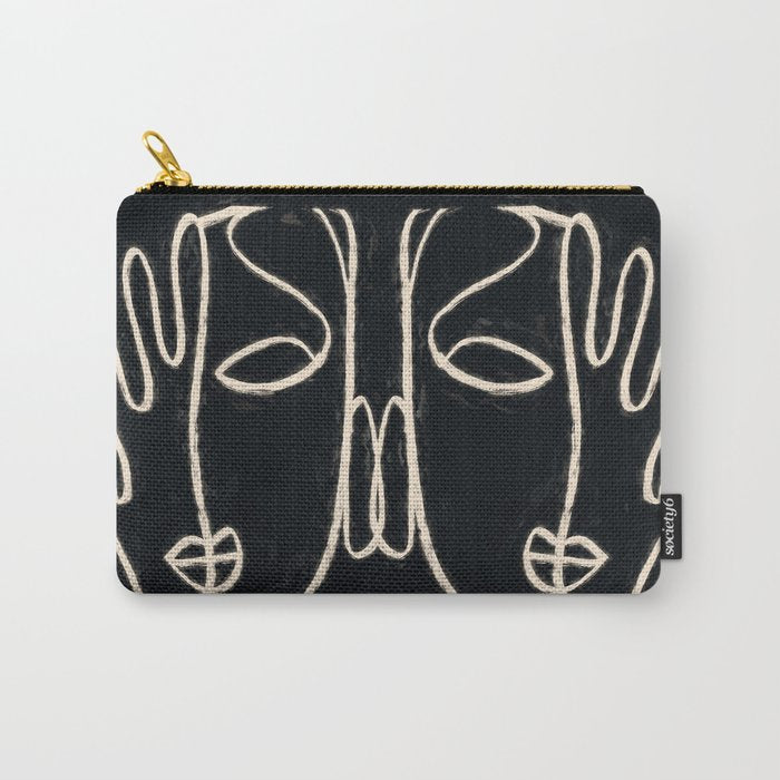 Two Faces Carry All Pouch Gallery Image 1