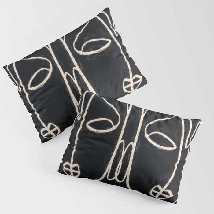 Two Faces Pillow Sham Gallery Image 3