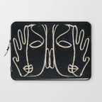 Two Faces Laptop Sleeve Gallery Image 1