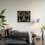 Two Faces Wood Wall Art Gallery Image 2