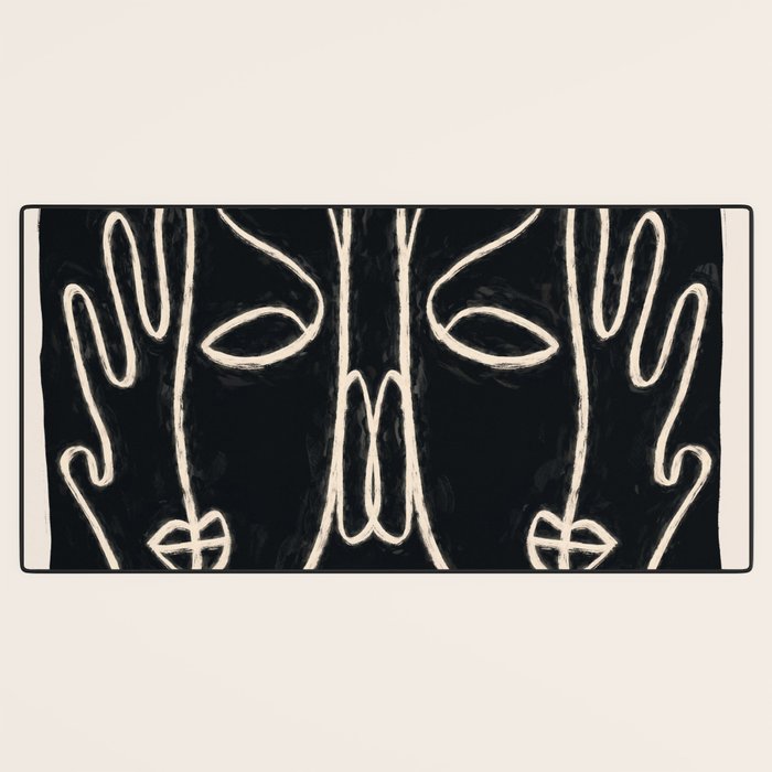 Two Faces Desk Mat Gallery Image 3