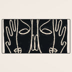 Two Faces Desk Mat Gallery Image 3