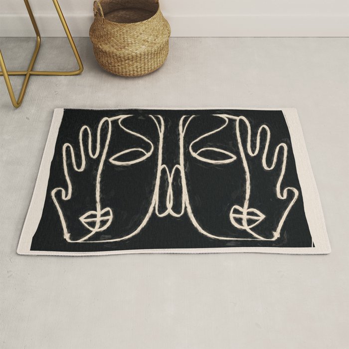 Two Faces Rug Gallery Image 1