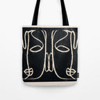 Two Faces Tote Bag Gallery Image 1