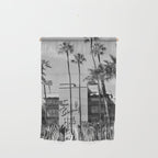 Beverly Hills Hotel, California black and white photograph / black and white photography Wall Hanging Gallery Image 1