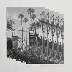 Beverly Hills Hotel, California black and white photograph / black and white photography Wrapping Paper Gallery Image 3