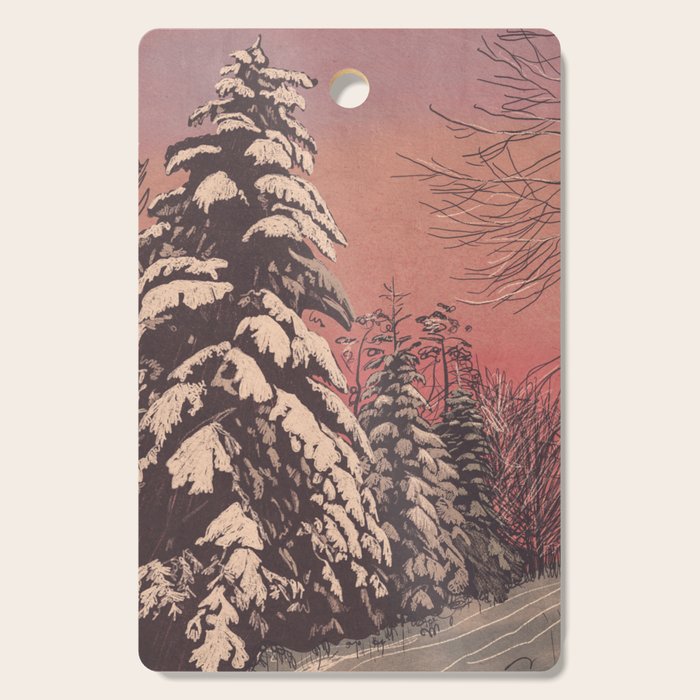 Winter Cutting Board Gallery Image 1