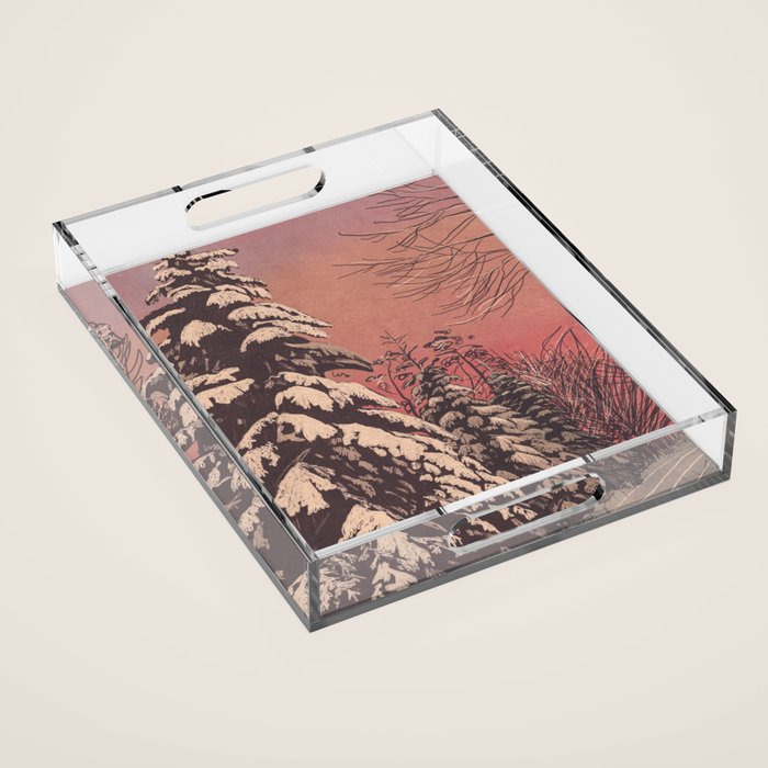 Winter Acrylic Tray Gallery Image 1