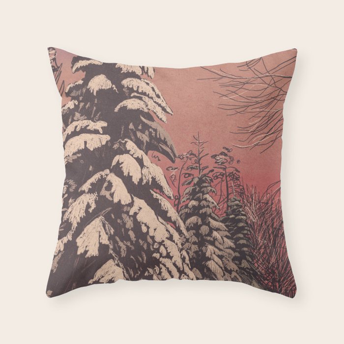 Winter Throw Pillow Gallery Image 6
