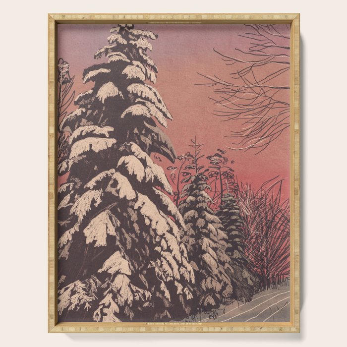 Winter Serving Tray Gallery Image 1