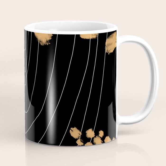 Black & Gold Coffee Mug Gallery Image 1