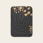 Black & Gold Bath Mat Gallery Image 1