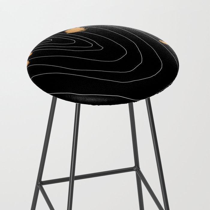 Black & Gold Stool Gallery Image 2
