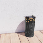 Black & Gold Travel Mug Gallery Image 4