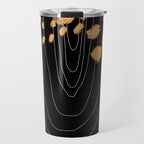 Black & Gold Travel Mug Gallery Image 1