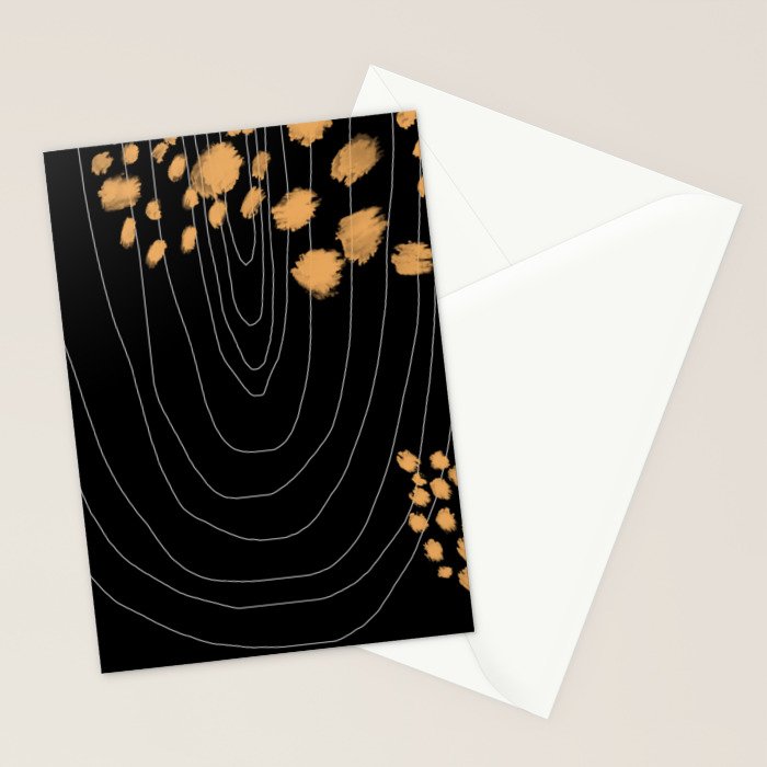 Black & Gold Stationery Card Gallery Image 2