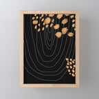 Black & Gold Mini Art Print Gallery Image 1
