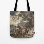 Antique 18th Century 'Venus and Adonis' Flemish Tapestry Tote Bag Gallery Image 1