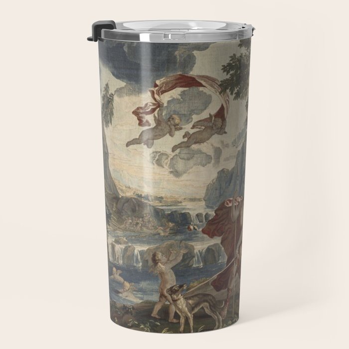 Antique 18th Century 'Venus and Adonis' Flemish Tapestry Travel Mug Gallery Image 3