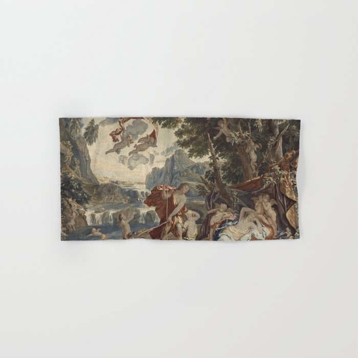 Antique 18th Century 'Venus and Adonis' Flemish Tapestry Bath Towel Gallery Image 1