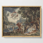 Antique 18th Century 'Venus and Adonis' Flemish Tapestry Serving Tray Gallery Image 1