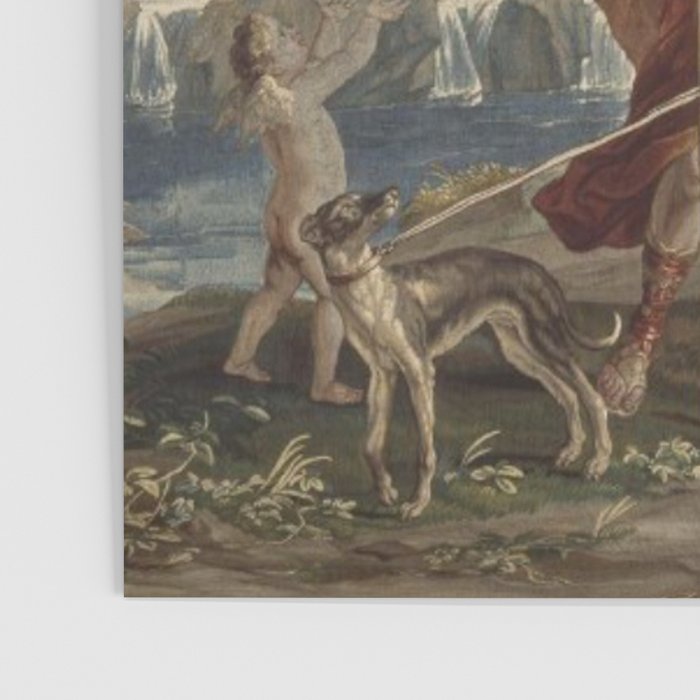 Antique 18th Century 'Venus and Adonis' Flemish Tapestry Poster Gallery Image 3