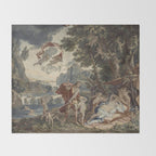 Antique 18th Century 'Venus and Adonis' Flemish Tapestry Throw Blanket Gallery Image 2