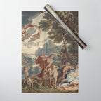 Antique 18th Century 'Venus and Adonis' Flemish Tapestry Wrapping Paper Gallery Image 1