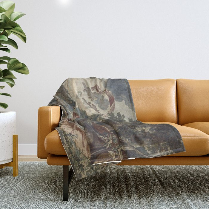 Antique 18th Century 'Venus and Adonis' Flemish Tapestry Throw Blanket Gallery Image 1
