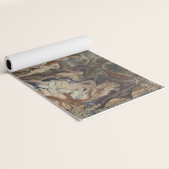 Antique 18th Century 'Venus and Adonis' Flemish Tapestry Yoga Mat Gallery Image 2