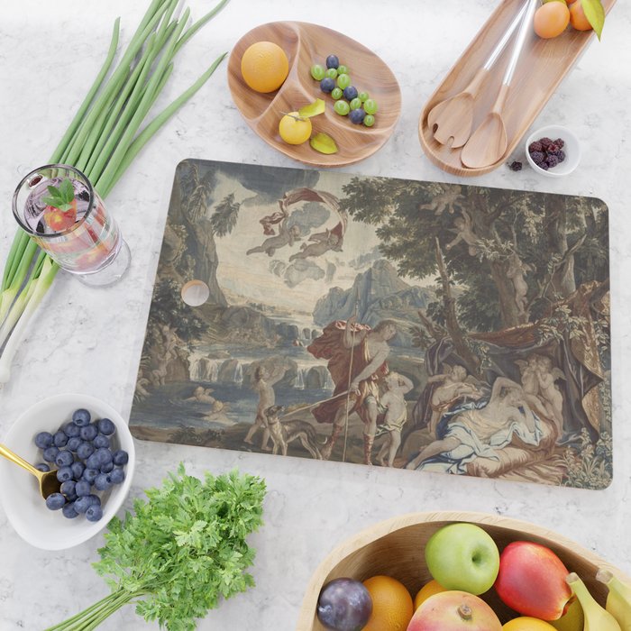 Antique 18th Century 'Venus and Adonis' Flemish Tapestry Cutting Board Gallery Image 2