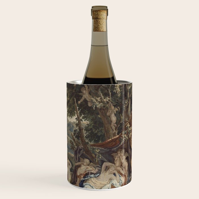 Antique 18th Century 'Venus and Adonis' Flemish Tapestry Wine Chiller Gallery Image 3
