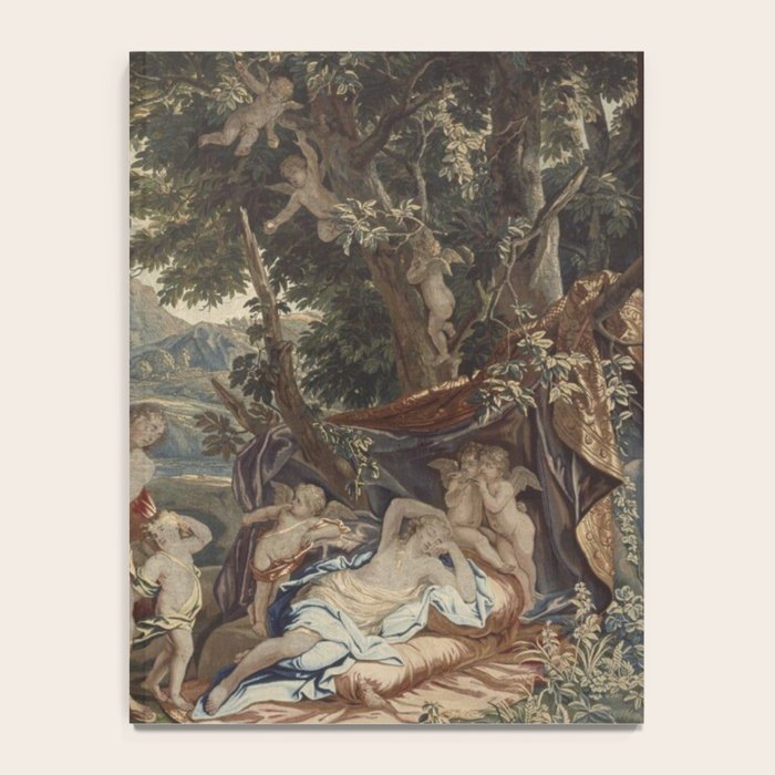 Antique 18th Century 'Venus and Adonis' Flemish Tapestry Notebook Gallery Image 4