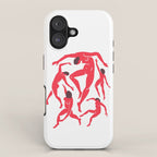 The Dance 3 | Henri Matisse - La Danse | Scarlet Red Edition iPhone Case Gallery Image 1